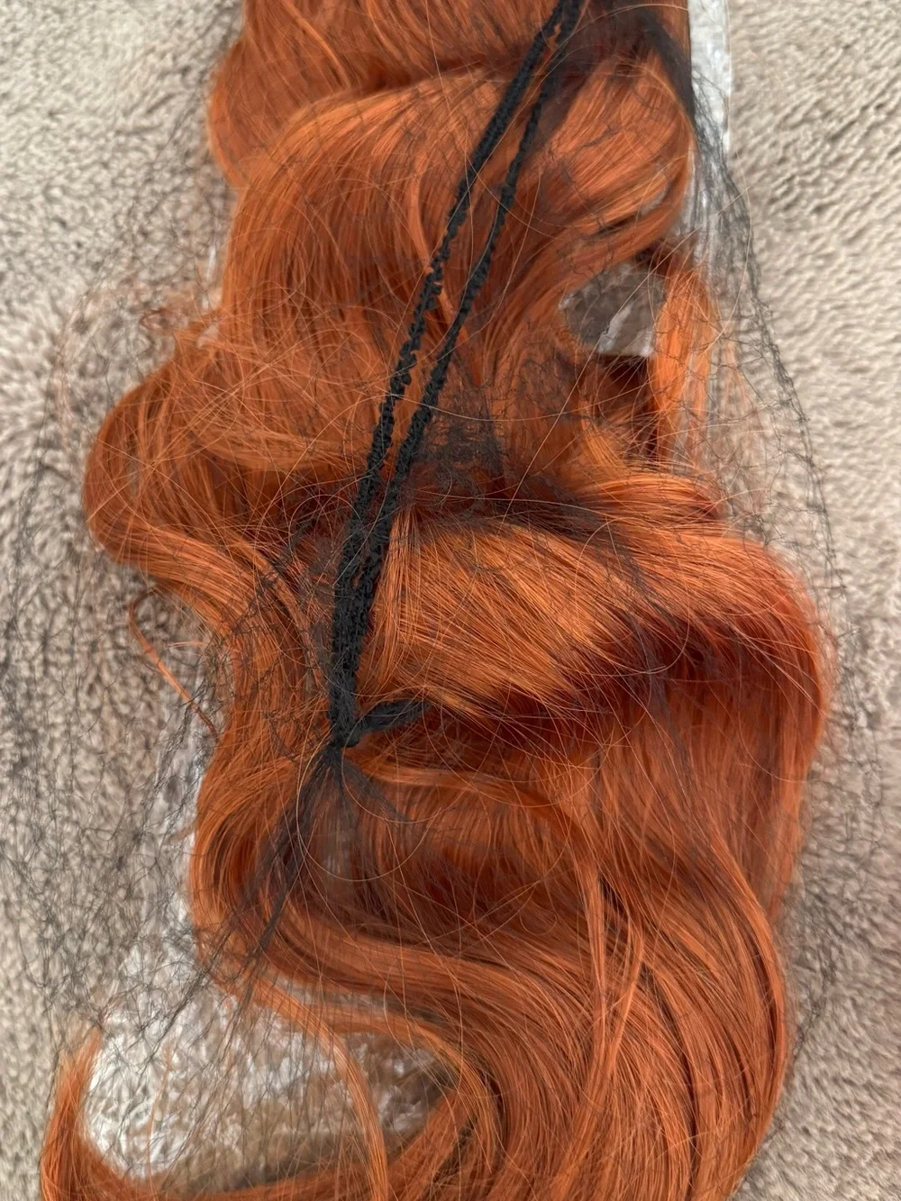 Auburn Clip-In Hair Extensions - Voluminous Wavy Length